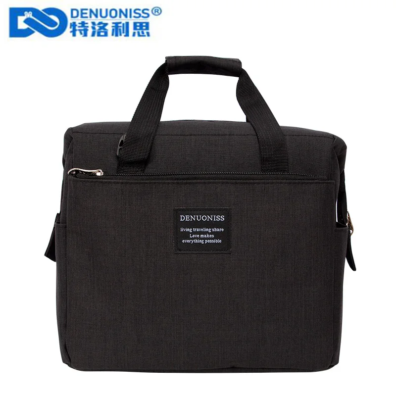 

DENUONISS Insulated Lunch Bag For Men High Quality Aluminum Foil Thermal Bolus Thermal Bag Food Lunch Box Bag Bolsa Picnic