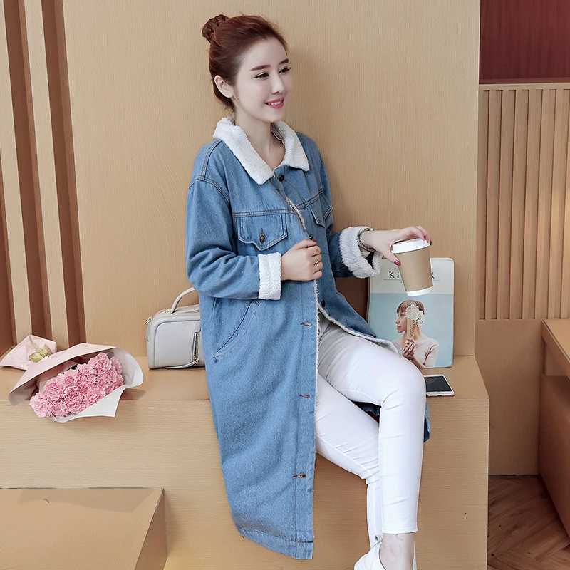 Новинка повседневные джинсы больших размеров джинсовая куртка Женская ветровка