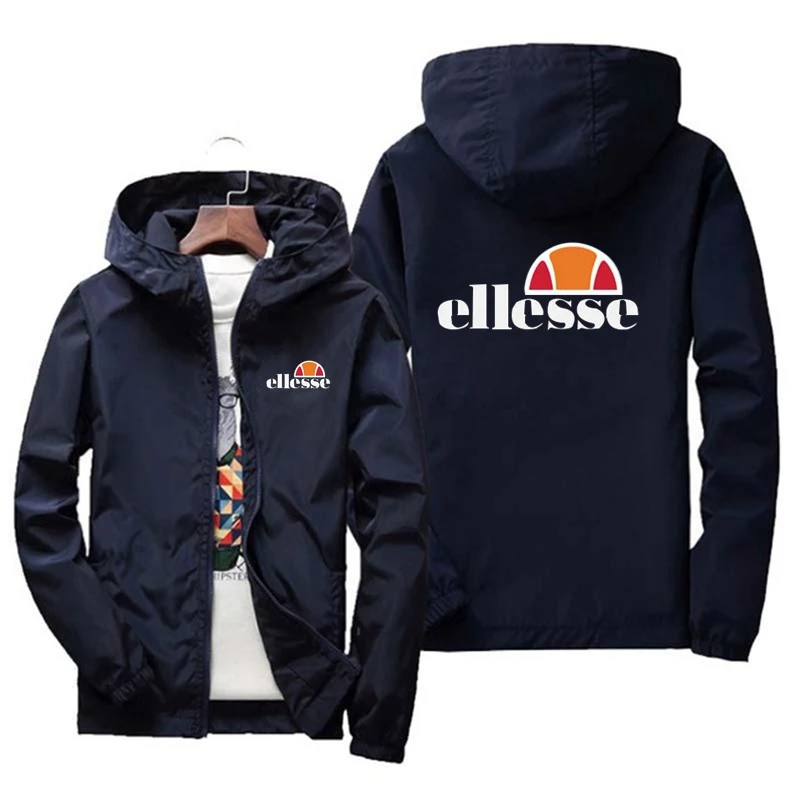 

2021 Men's Bomber Hooded Drone Pilot Casual Thin Windbreaker Jacket Coat Men's Coat Sport windbreaker large size 7XL