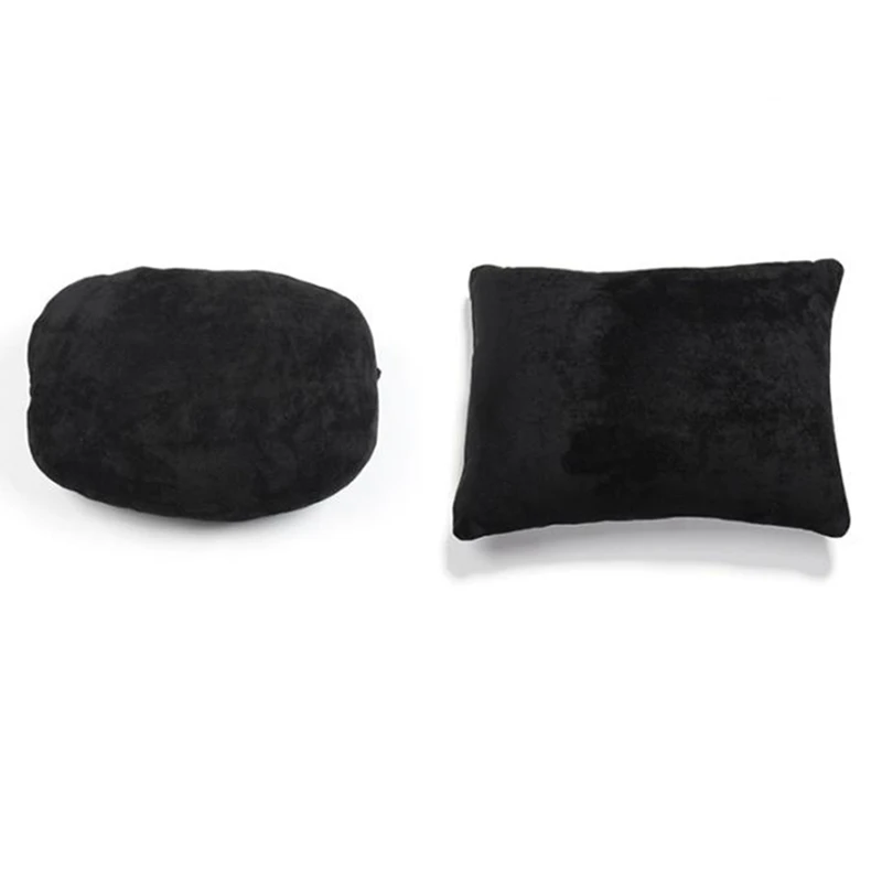

For Tesla Model 3 Model Y Model X S Car Seat Headrest Neck Pillow Cushion Turn Fur Suede Headrest Backrest Waist Cushion