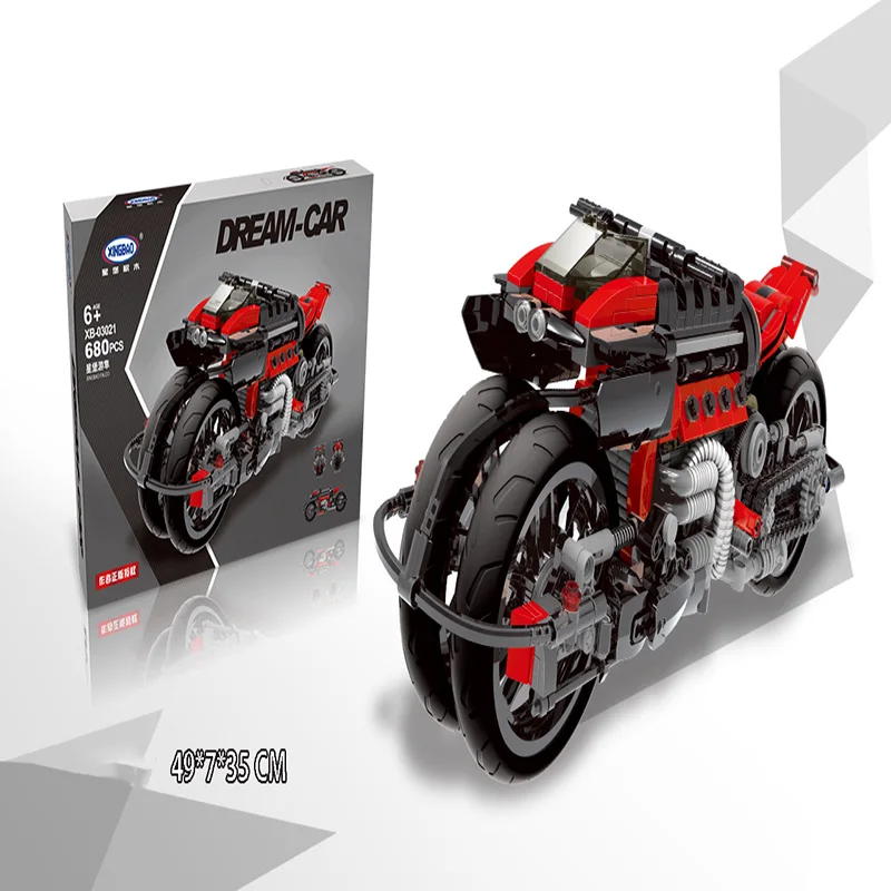 XingBao 03001 мс творческий дизайн классических серии Vespa P200 мотоцикл строительные