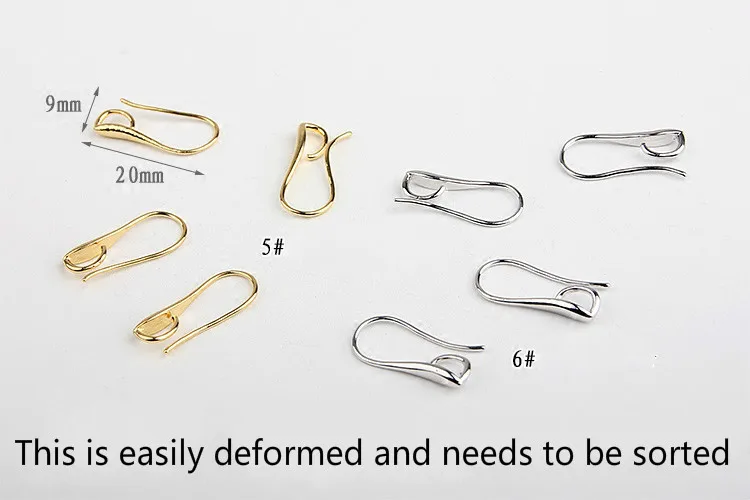 Diy handmade jewelry earrings accessories pure copper plating Europe and the United States French ear hook | Украшения и
