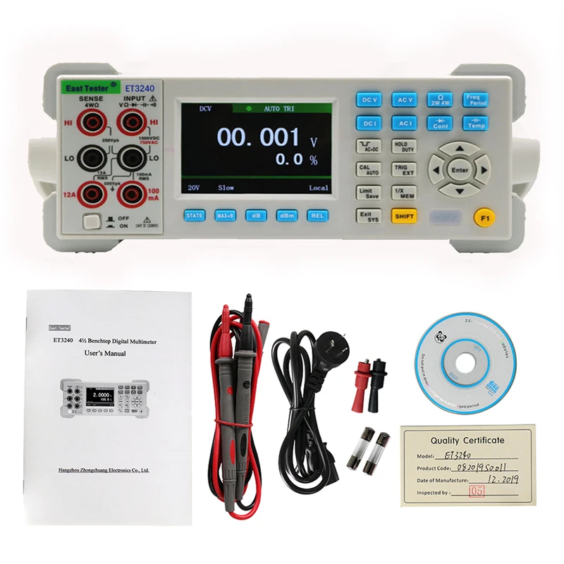 Цифровой Мультиметр Benchtop ET3240 автоматический 22000 отсчетов 3 5 дюйма TFT большой