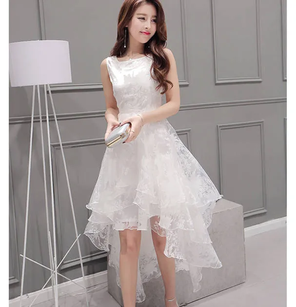 Ретро женские летние платья винтажное милое белое платье без рукавов с цветочным