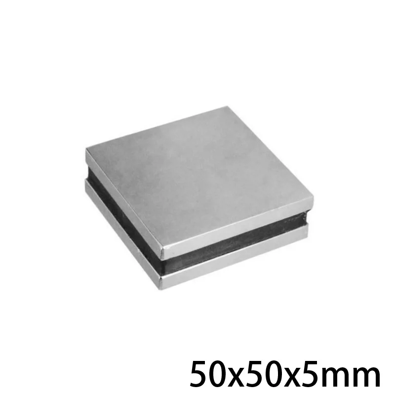 1/2/3/5 шт. 50x50x5 супер кубовидный блок магнитный мм неодимовый магнит 50 * Постоянные