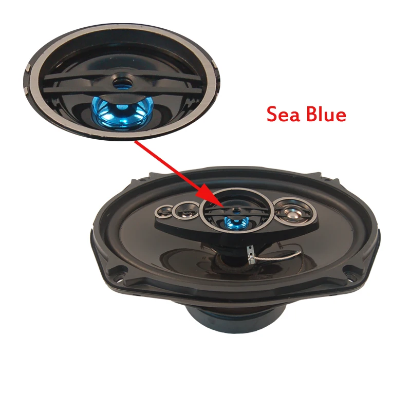 

I KEY BUY 1 Pc 1200 watts 4 ohm 5-way Coaxial 6x9inch Car Speaker Audio Acoustic Van Auto Louder Speakers