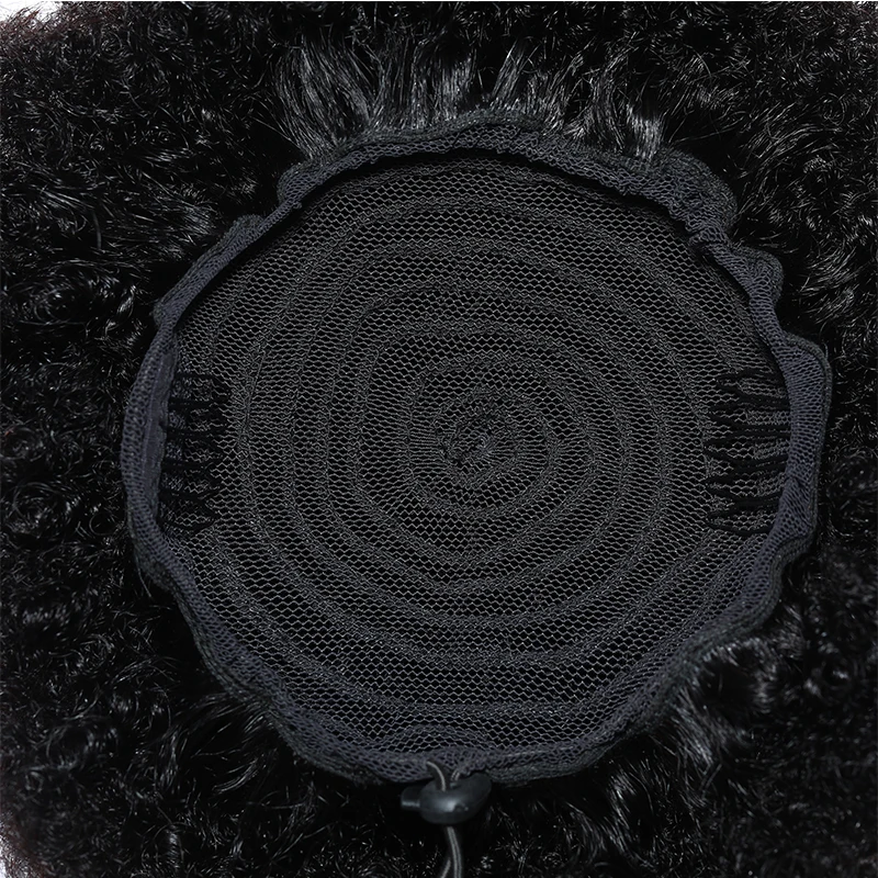 Ali Julia волосы кликните в афро кудрявый хвост пони 6 до 10 дюймов бразильские