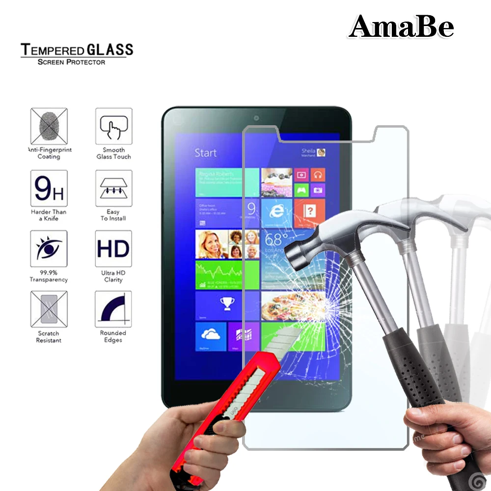 Закаленное стекло для Lenovo ThinkPad 8 8,3 дюйма/Tab3 Essential 7/Miix 3 Tablet 7,85 дюйма, Защитная пленка для экрана планшета