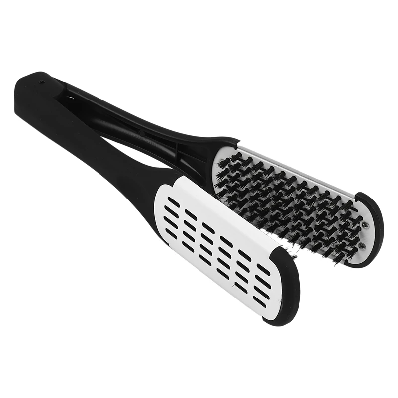 

Professional Straightening Brush Hairdressing tool Double-sided brush Hair straightening