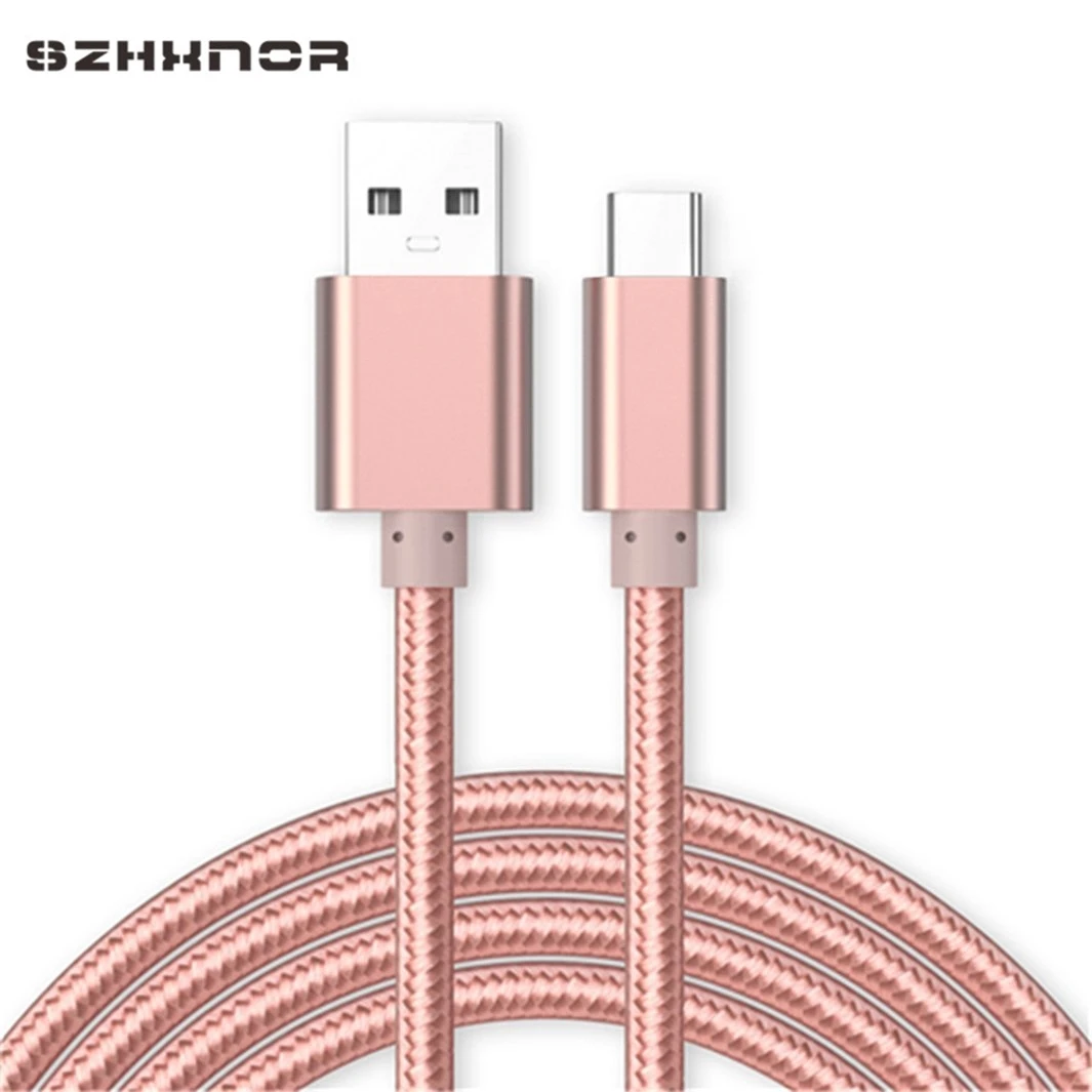 Красный 2 м быстрое зарядное устройство type C USB кабель провода для SAMSUNG S10 A40 A50 M20 Xiaomi Mi 9 Leagoo S9 Xperia XA1 XZ Doogee Honor 10 9 V20