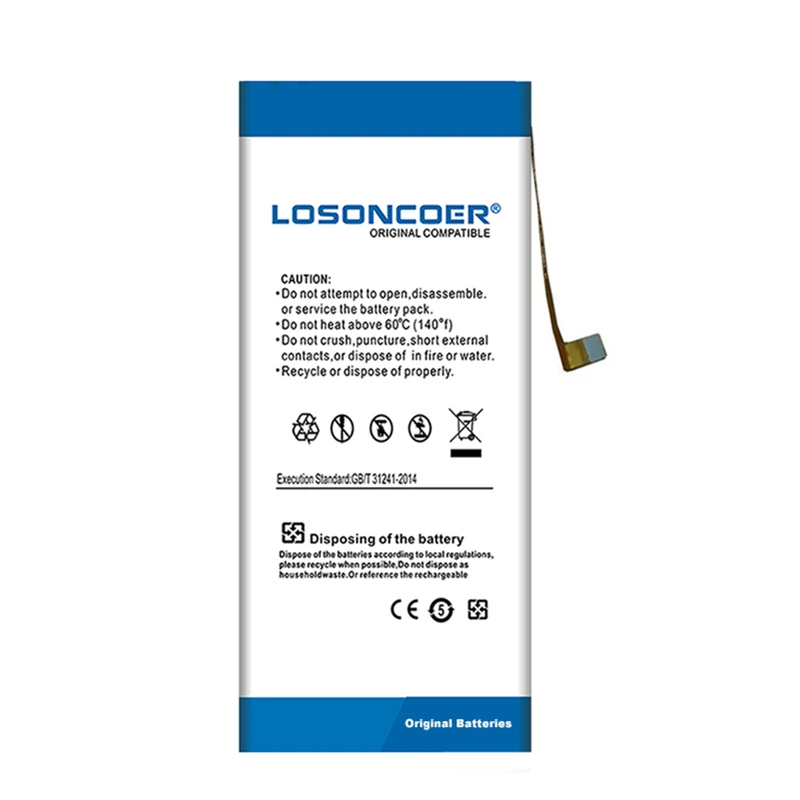 LOSONCOER 3700mAh BL207 Phone Battery for LENOVO K900 K-900 / K100 | Мобильные телефоны и аксессуары