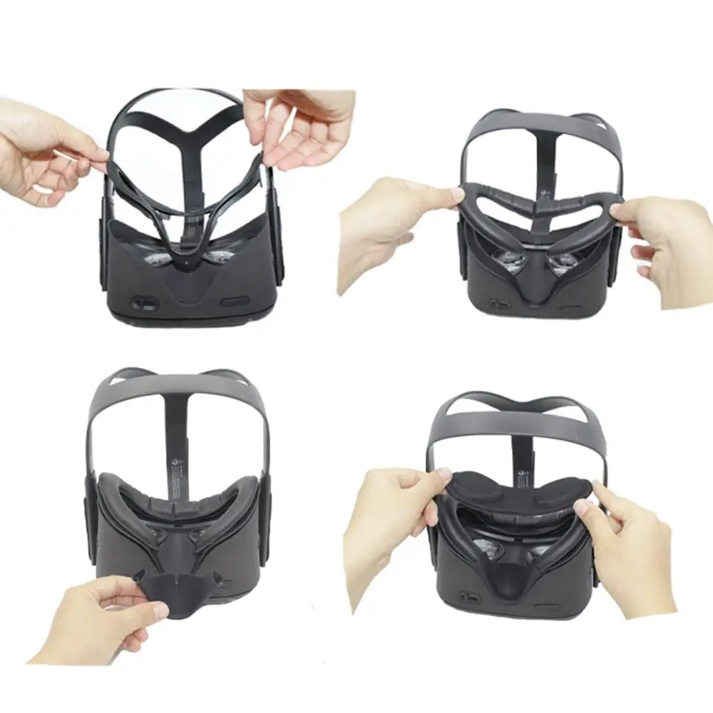 

High Quality Soft Sweat-proof Eye Mask Pad Breathable Eye Cover for Oculus Quest Case Frame VR Headset Accessories