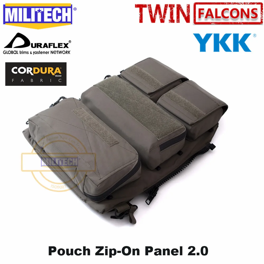 MILITECH Crye CP 2,0 на молнии сумка панель платформа для JPC CPC AVS Военная молния пакет TWINFALCONS TW 500D Delustered Cordura