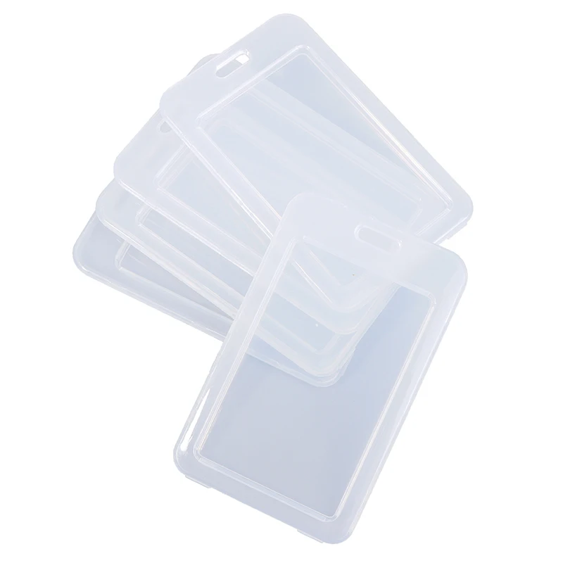 5 шт. прозрачные держатели для карт и удостоверений |