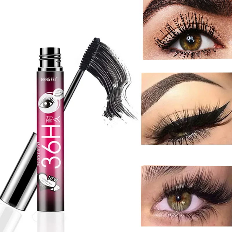 Тушь для ресниц черная Водостойкая тушь Двойная густая вьющаяся роста| |
