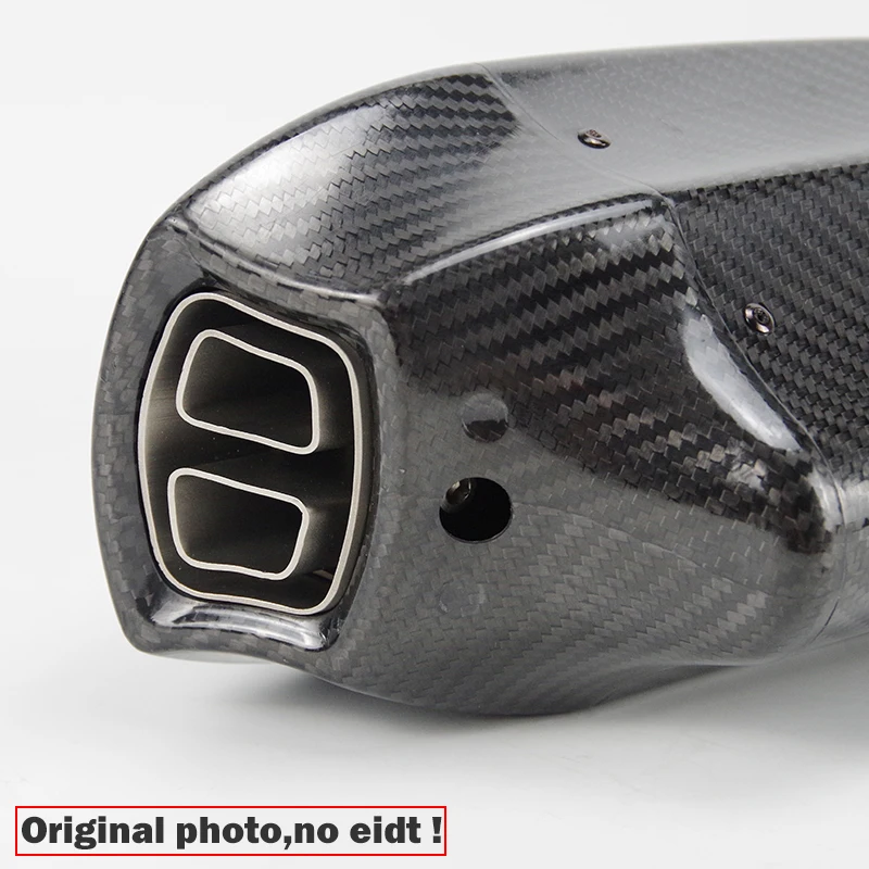 Ninja H2 Slip-on moto rcycle глушитель средней звеньевой трубы Akrapovic выхлопная escape moto с DB killer для Kawasaki ninja H2