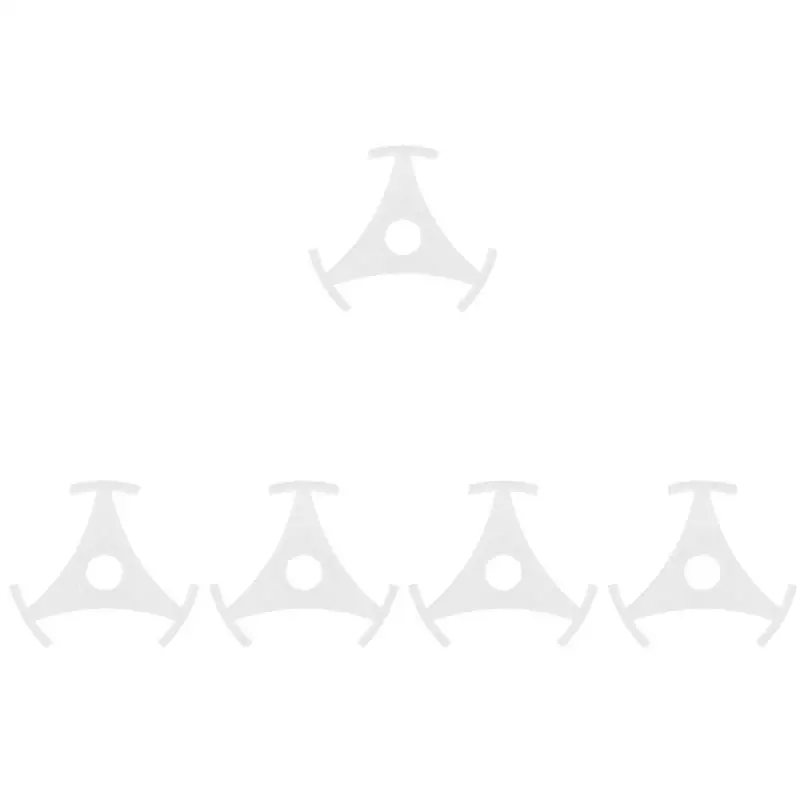 

5 шт треугольный адаптер для виниловой записи от 45 об/мин до 33 об/мин адаптер для проигрывателя с центральным отверстием