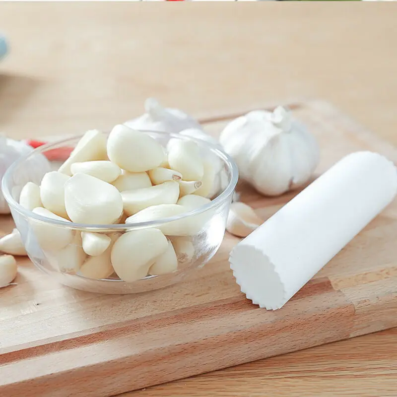 Силиконовый очиститель чеснока Легкая очистка полезные кухонные инструменты