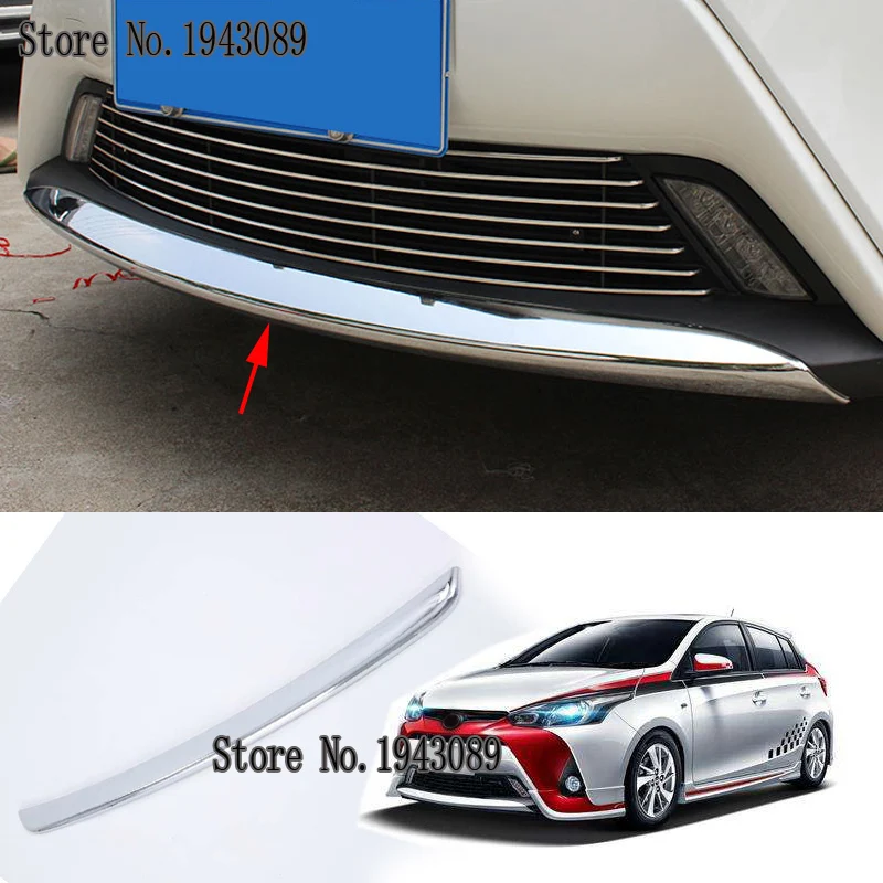 Для Toyota Yaris XP150 2019 2020 автомобильные аксессуары наружное украшение ABS Хром передний