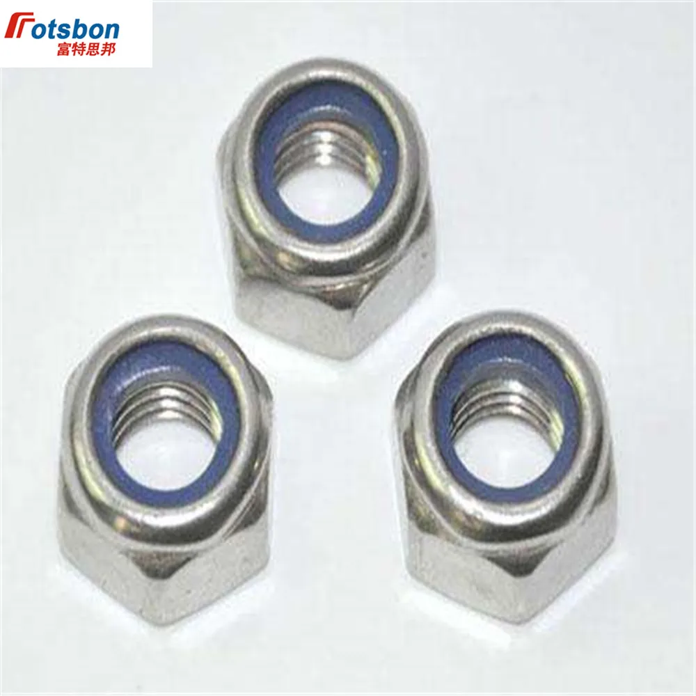 Шестигранные Гайки M2/M2 5/M3/M4/M20 с неметаллической вставкой неметаллические