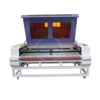 auto feeding co2 laser cautting machine clothing laser engraving machine akj1318