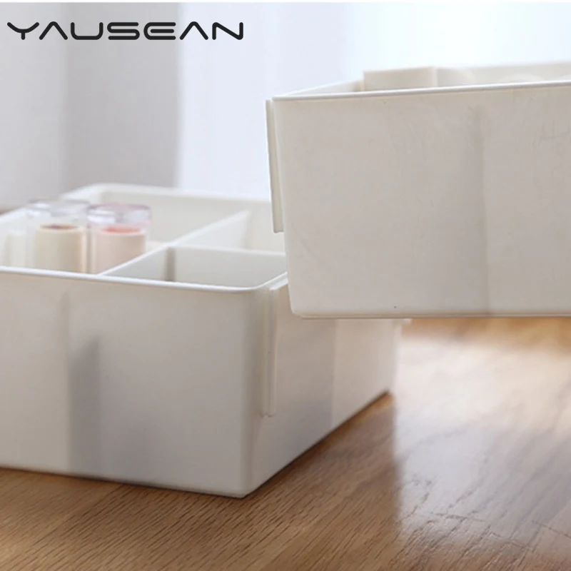 2 шт. PP полый сортировочный ящик ящики для хранения нижнего белья Настольный