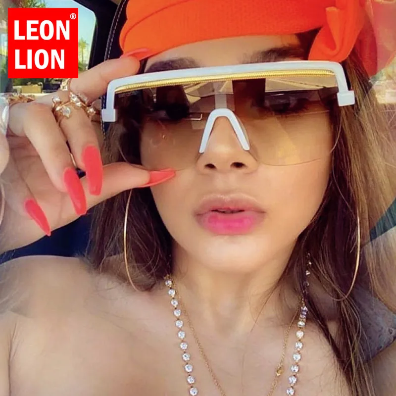 

LeonLion Vintage Oversized Sunglasses Women Brand Designer Eyewear Women/Men Luxury Glasses Women Retro Oculos De Sol Gafas
