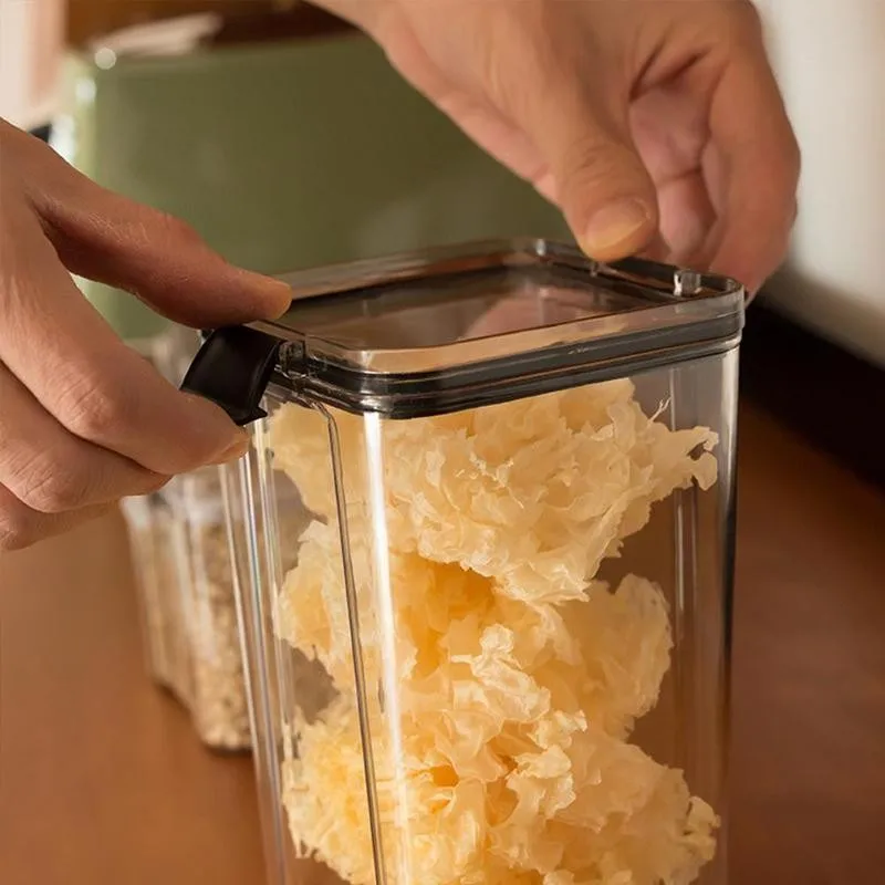 Прозрачный контейнер для хранения пищевых продуктов пластиковая кухонная