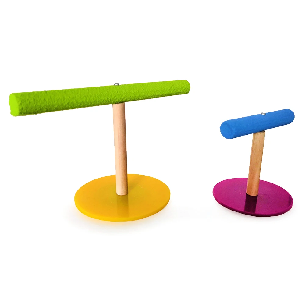 Деревянная клетка для попугая птиц тренировочная подставка окуня игровой зал