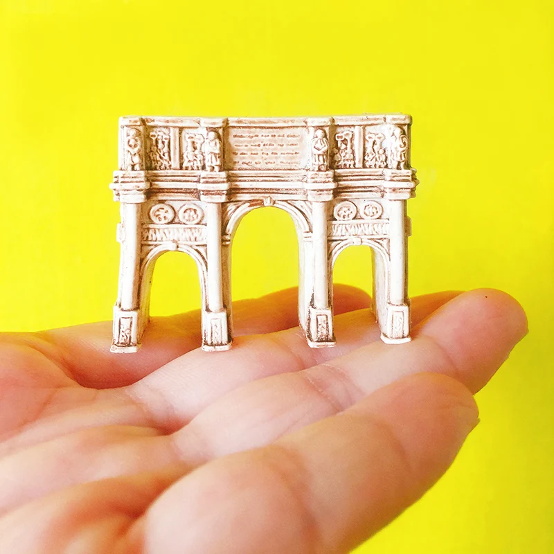 

sale~1Pcs Arc de Triomphe/fairy garden gnome/moss terrarium home decor/crafts/bonsai/bottle garden/miniatures/toy/model
