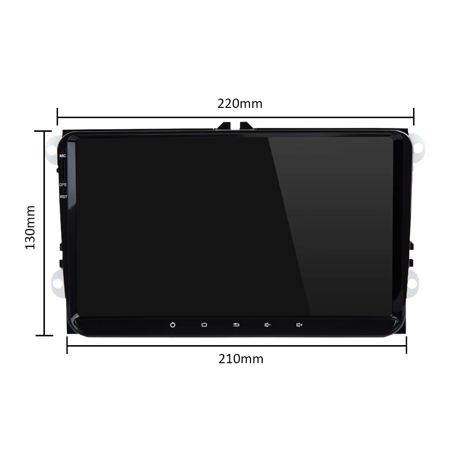 DSP ips 4G 64G для Volkswagen/VW/Passat CC B6 B7/GOLF 5 6/POLO/Skoda/Octavia/Seat/Leon 2 din android 9 автомобильный Радио gps Мультимедиа