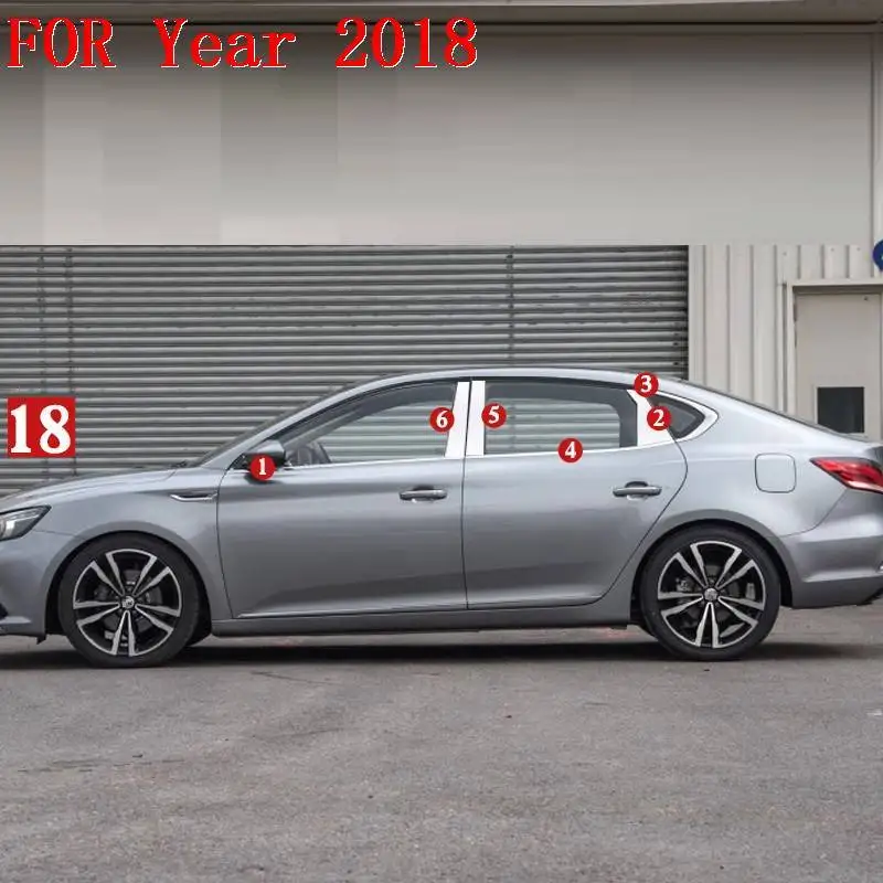 Оконный корпус автомобиля Авто Модернизированный Стайлинг модификация протектор 11 12 13 14 15 16 17 18 для Morris garaves MG 6 - Цвет: MODEL P