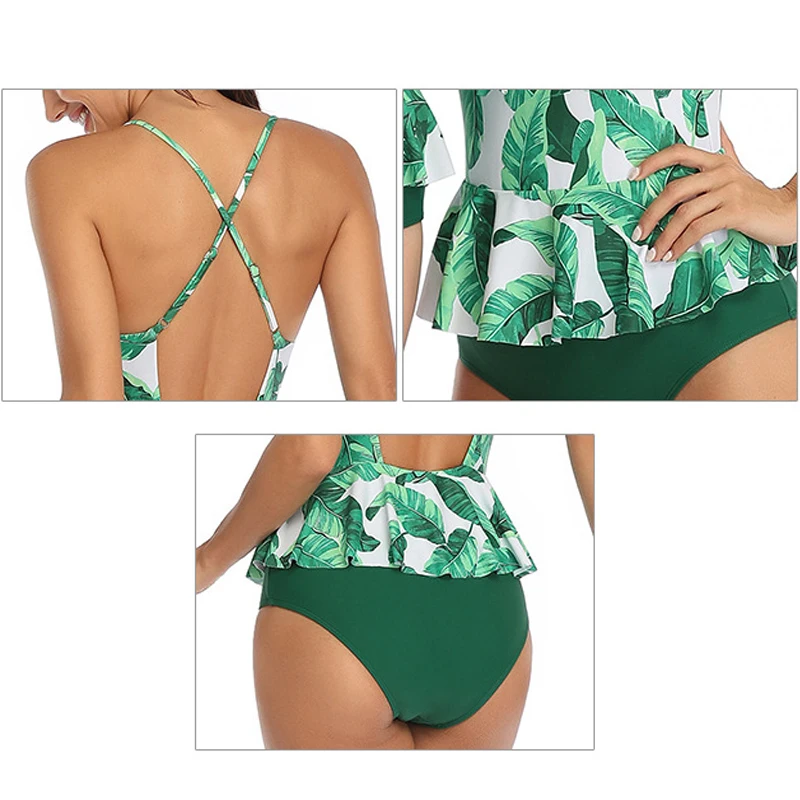 2020 цельный купальный костюм для девочек с бантом и открытой спиной детский