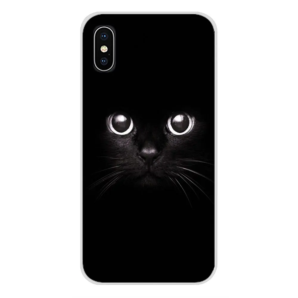 С черными котиками и смотреть в глаза силиконовый чехол-сумка для htc один U11 U12 X9 M7