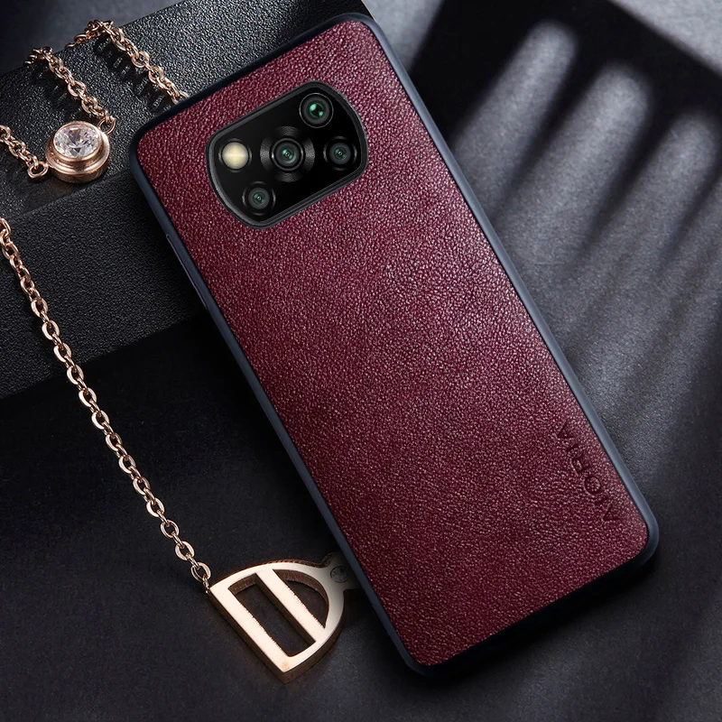 phone case for xiaomi poco x3 pro x3 nfc x3 gt 5g coque retro business pu leather skin covers for xiaomi poco x3 pro case funda free global shipping
