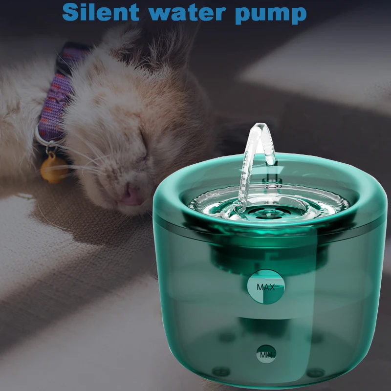 

Automatic Cat Water Fountain Ultra Quiet Dogs Water Dispenser Pet Drinking Fountain With Filter For Cats Indoor Cats Supplies