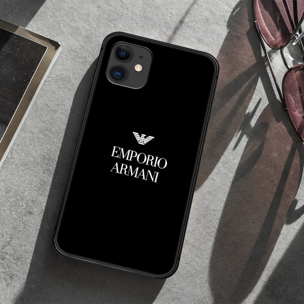 

Luxury Italian Brand Phone Case Cover Hull For iphone 5 5s se 2020 6 6s 7 8 12 mini plus X XS XR 11 PRO MAX black Prime Painting