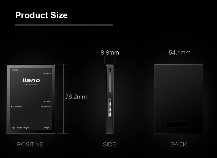Llano 7 в 1 USB 3 0 устройство для чтения смарт карт флэш памяти TF/SD/MS/CF 4 карты sd/Micro SD/usb