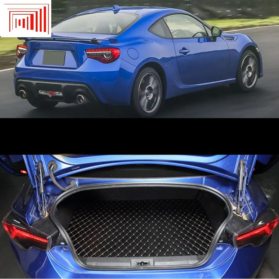 for subaru brz toyota 86 leather car trunk mat cargo liner 2012 2013 2014 2015 2016 2017 2018 2019 2020 accessories