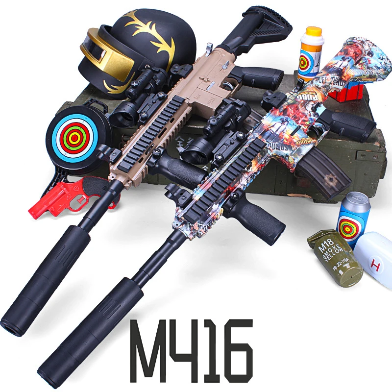 Детские игрушки Fun M416 модные граффити кожи ручной водяной пистолет лучшие подарки для мальчиков девочек игры на открытом воздухе интерактивные игрушки