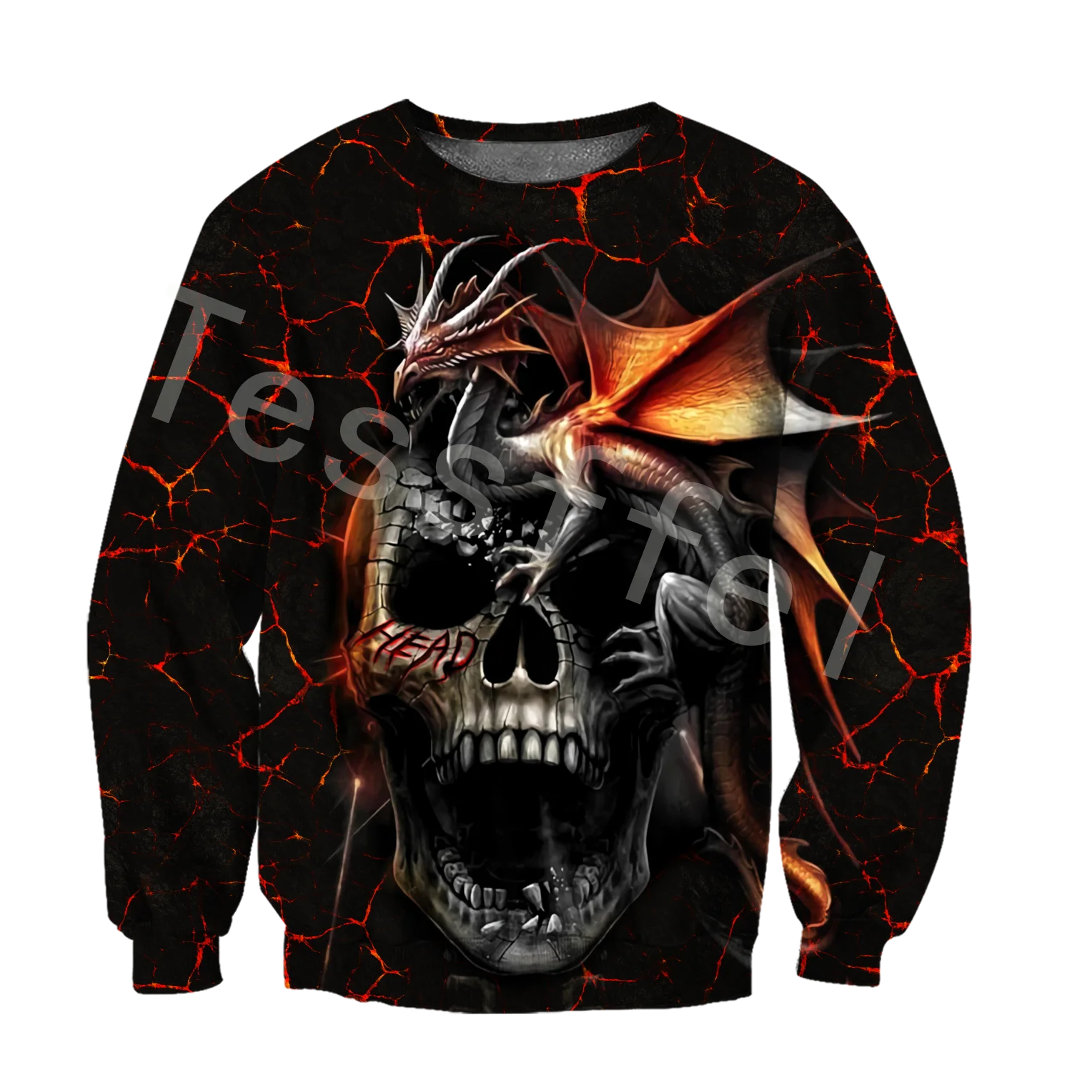 Камуфляжные толстовки tessвам с 3D-принтом сумасшедшего черепа капюшоном на молнии