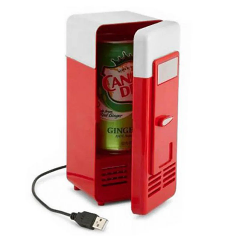 USB Refrigerator Настольный мини USB нагреватель кулер холодильник кулер гаджет напиток морозильник холодильник USB для домашнего офиса автомобиля охлаждения и нагрева - Цвет: USB Refrigerator