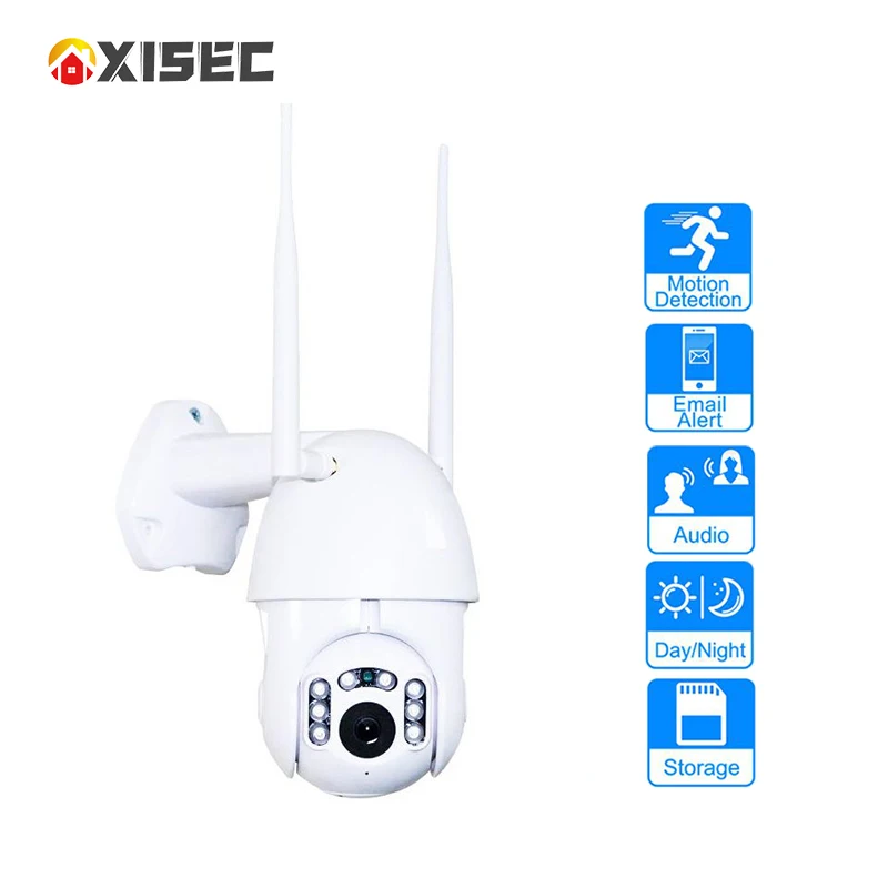 Беспроводная IP камера 1080P 2 5 дюйма PTZ Wi Fi|Камеры видеонаблюдения| |