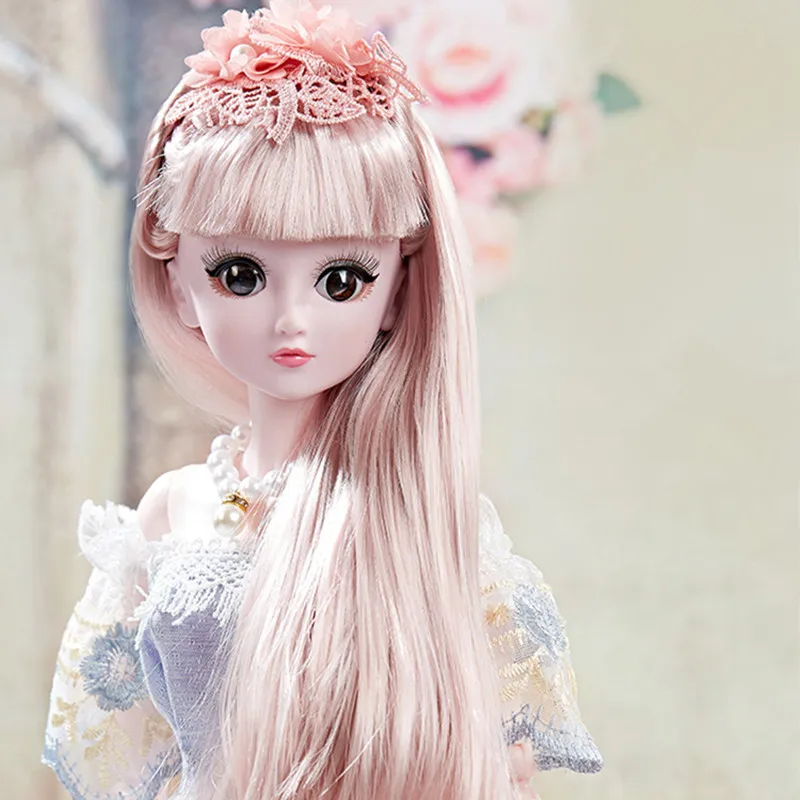 Новая модная Кукла 60 см Реалистичная большая кукла Bjd 1/3 полный комплект 20