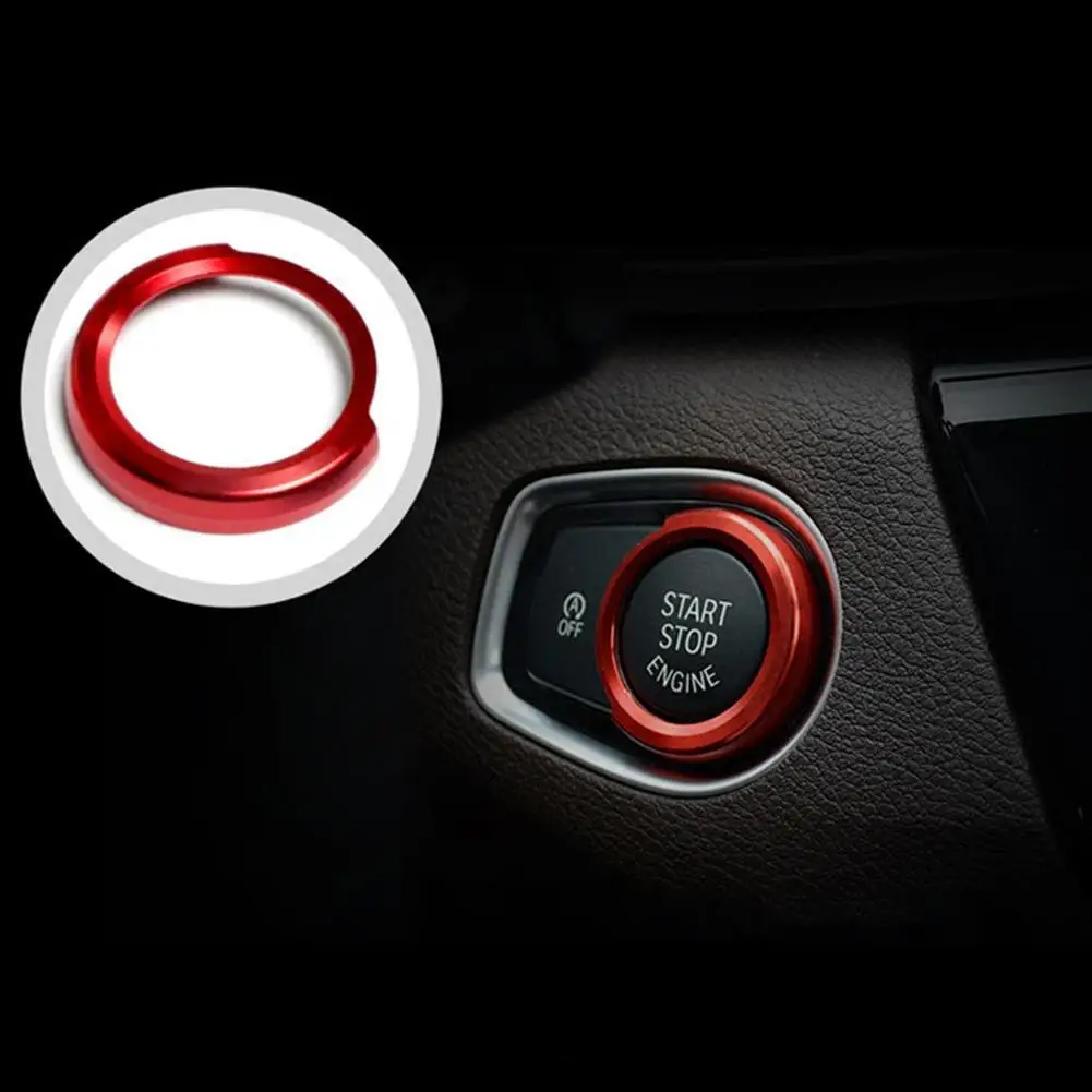 Автомобильный Стайлинг кнопка запуска вертикальная панель для автомобильного