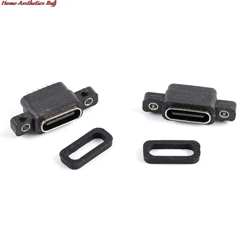 2 шт. usb 3.1 Type-C 6-контактный разъем SMD DIP-разъем для быстрой зарядки печатной платы