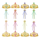 Детский аксессуар для косплея, волшебная палочка с короной, аксессуары для Хэллоуина, для девочек, Анна, Эльза, Спящая красавица, реквизит для ролевых игр