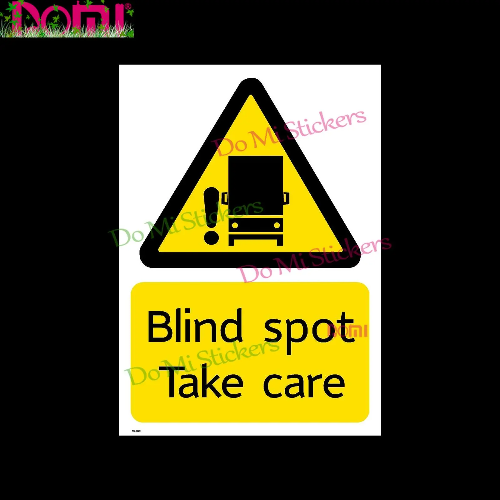 

Blind Spot - Take Care Sticker Sign - TFL - LORRY - LONDON CYCLIST Laptop Helmet Trunk Wall Vinyl Car Sticker Die-Cut