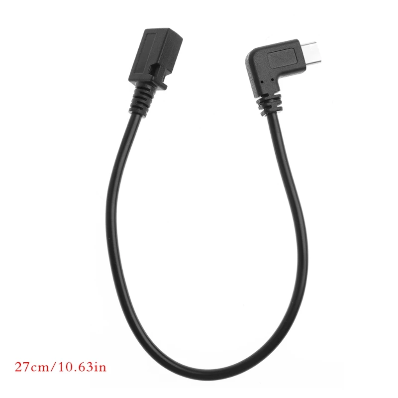 

USB 3,1 Тип C 90 градусов правый угол папа микро USB 2,0 Тип B прямой Женский адаптер кабель удлинитель
