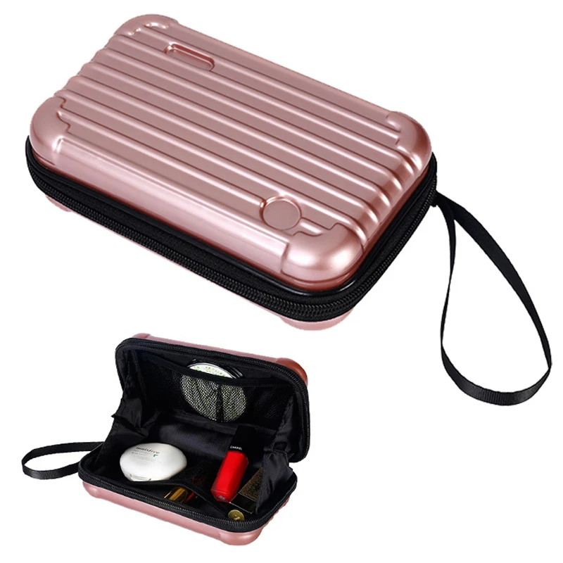 Дорожная косметичка для макияжа портативная коробка хранения мелких предметов